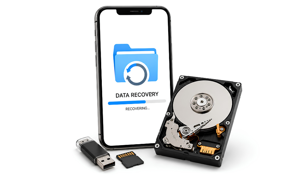 Professional cell phone and laptop data recovery service at Geek Fix Vaughan